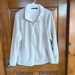 Swiss Tech Cream Fleece Jacket Size 2X